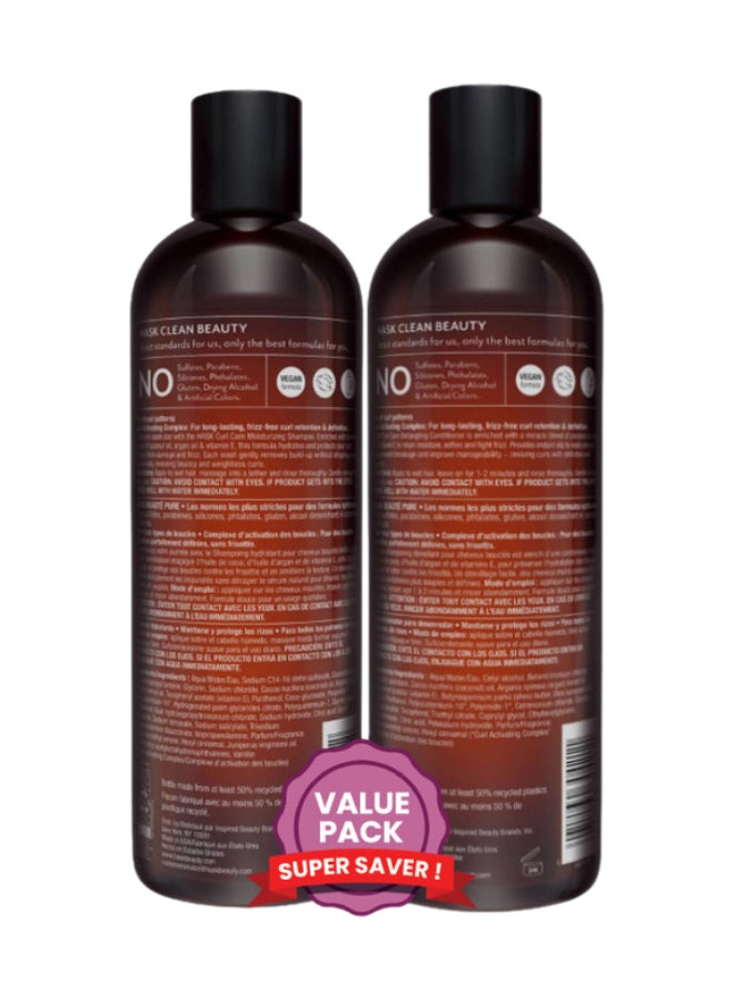 HASK Curly Care Shampoo 355Ml & Conditioner 355Ml X2 Value Pack - Image 2